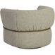 Davisville Santa Cruz Cappuccino Swivel Armchair